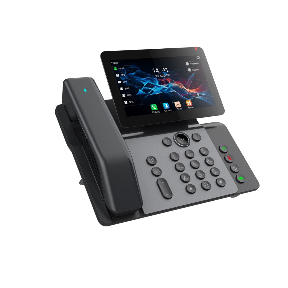 Fanvil V66 Pro Premium IP Phone,  20 SIP lines, HD voice, 7-inch high-definition color 'floating smart screen',  built-in Bluetooth & Wi-Fi Fanvil V66 Pro Premium IP Phone,  20 SIP lines, HD voice, 7-inch high-definition color 'floating smart screen',  built-in Bluetooth & Wi-Fi